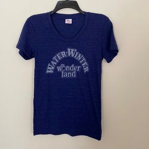 Michigan shirt, denim blue, soft T-shirt